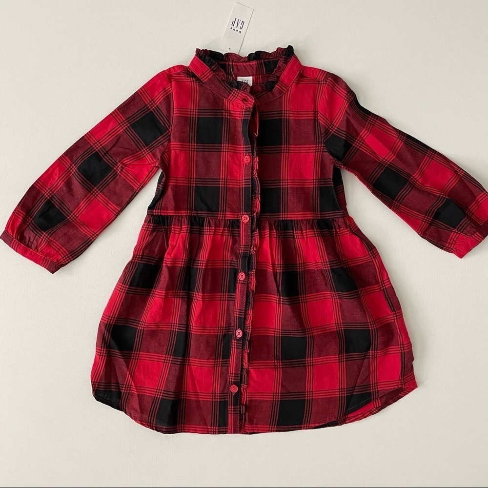 Gap Plaid Shirtdress Size 3 years Toddler Girl